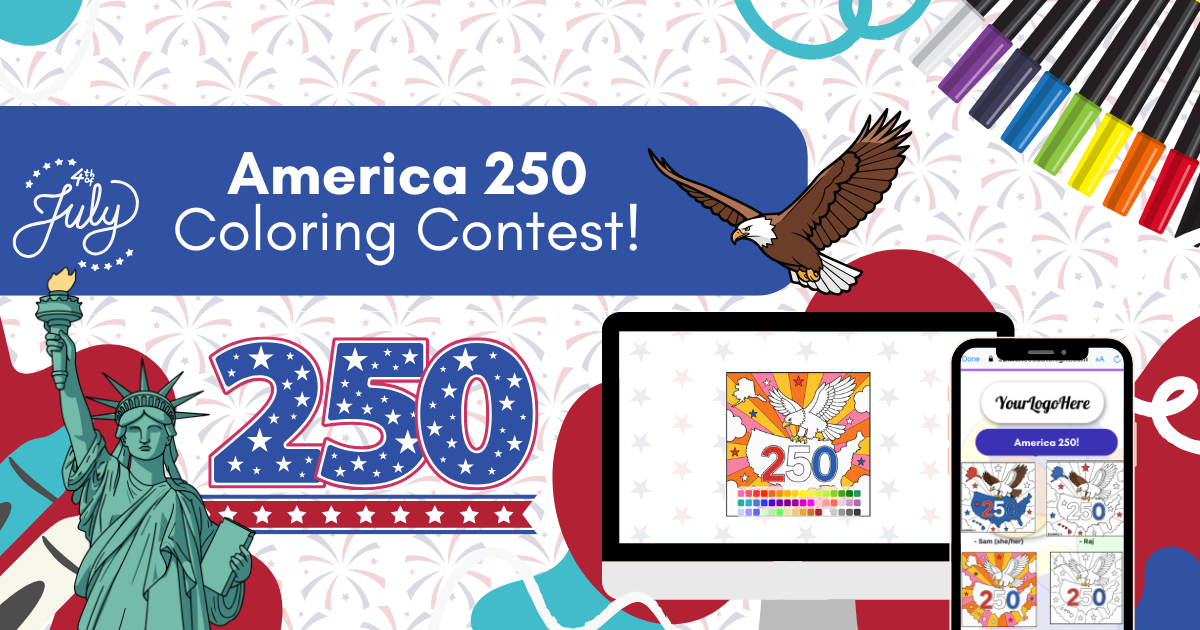 America 250 Coloring Contest
