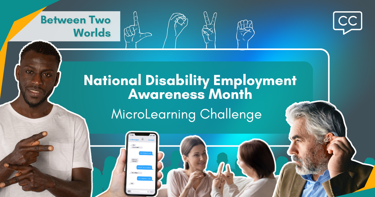 Between Two Worlds MicroLearning - the Deaf Community