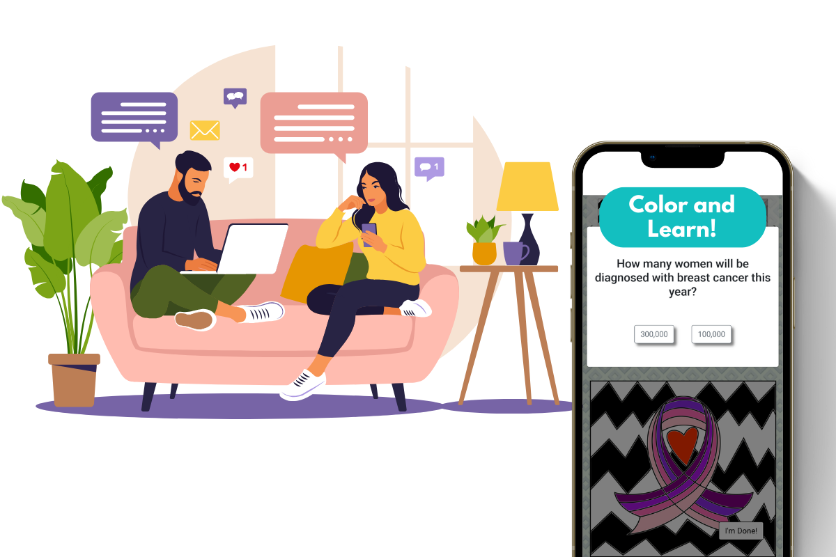 Step 2 - answer a question to unlock each colour